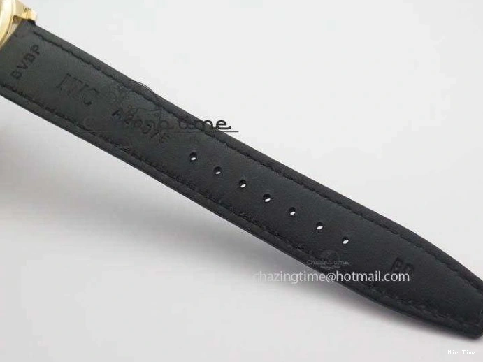 MIROTIME 0301 Portuguese Chrono RG IW371415 ZF 1:1 Best Edition Black Dial On Black Leather Strap A79350 (Slim Movement) FashionForward 7264